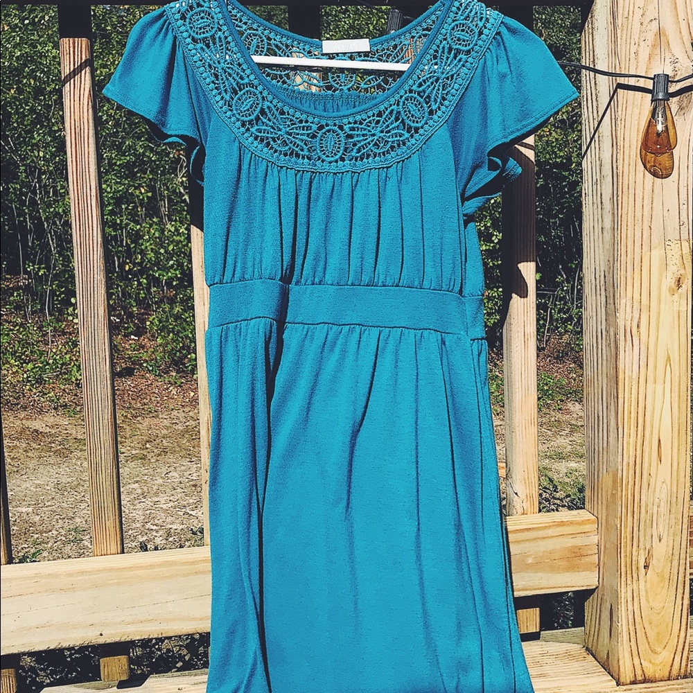 Boho Blue Sundress